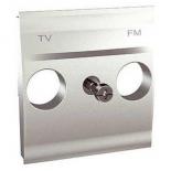 Центральная плата TV-FM розетки Schneider Electric Unica Top алюминий