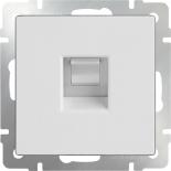 Розетка компьютерная одинарная Ethernet RJ45 Werkel (белая)
