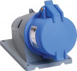 Розетка стационарная ССИ-123 32А-6ч/200-250В 2Р+РЕ IP44 MAGNUM ИЭК
