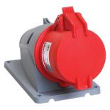 Розетка стационарная ССИ-124 32А-6ч/380-415В 3Р+РЕ IP44 MAGNUM ИЭК