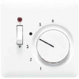JUNG CD 500/CD plusБеж Накладка термостатакомнатного с выкл.(мех TR231U,TR241U) (CDTR231PL)