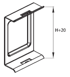 Пластина защитная боковая IP44 H 50