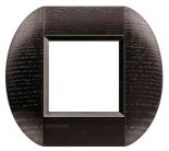 LivingLight Рамка овальная, 1 пост, цвет Темный дуб