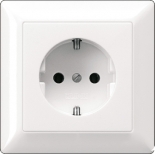Штепсельная розетка SCHUKO 16A 250V~; слоновая кость