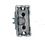 Механизм розетки узкая 2к 10А, 250V