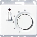 JUNG SL 500 Черный Термостат комнатный, 10(4)А (TRSL231SW)