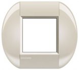 LivingLight Рамка овальная, 1 пост, цвет Кремовый