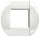 LivingLight Рамка овальная, 1 пост, цвет Белый