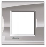LivingLight Рамка прямоугольная, 1 пост, цвет Никель