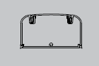 DKC In-Liner Front Кабель-канал 90х50 мм (кабель-канал + фронтальная крышка 09510) (9501)