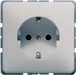 Штепсельная розетка SCHUKO 16A 250V~; платина