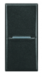 Axolute Кнопка 1Р (NС) 10 А 250 В~, цвет алюминий