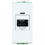 LivingLight Розетка RJ45, STP, cat6, IDC110, цвет белый