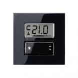 JUNG LS 990Черный Дисплей термостата с таймером(мех. UT238E) (LSUT238DSW)