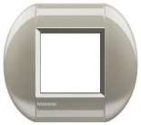 LivingLight Рамка овальная, 1 пост, цвет Титан