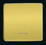 Клавиша широкая  с подсветкой, Real Gold