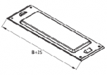 Пластина защитная IP44 осн. 300