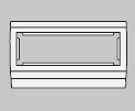 DKC In-Liner Рамка под 6М MOSAIC 45 PDA3-45N 80 W0 (563)