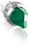 Переключатель ABB M3SS1-21G (короткая ручка) зеленый 3-х поз. с подсветкой (корпус) с фиксацией